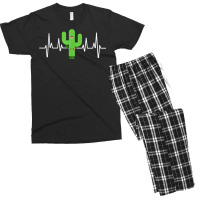 Cactus Detective Heartbeat   Spy And Private Investigator T Shirt Men's T-shirt Pajama Set | Artistshot