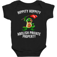 Funny Hippity Hoppity Abolish Private Property Frog Gift Men T Shirt Baby Bodysuit | Artistshot