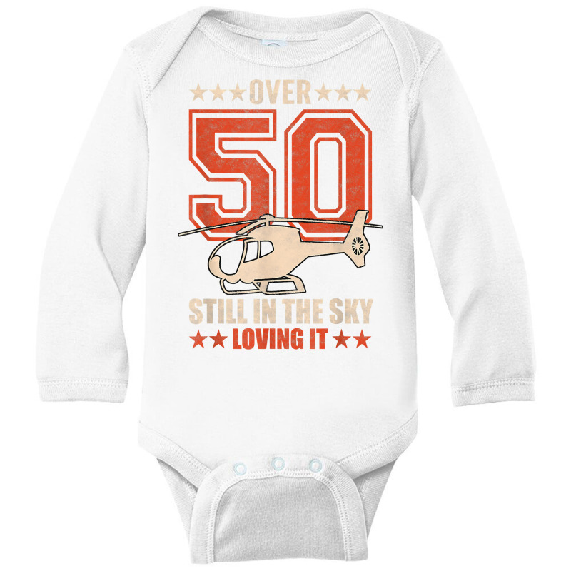 Funny Aviation Helicopter Enthusiast Private Pilot Aircraft T Shirt Long Sleeve Baby Bodysuit by AshleyPenez | Artistshot