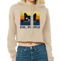 Cat Ew People Vintage Cropped Hoodie | Artistshot