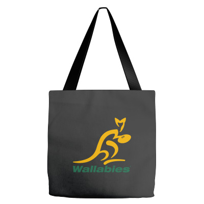 Wallabies Gold Logo Tote Bags Designed By Mdk Art