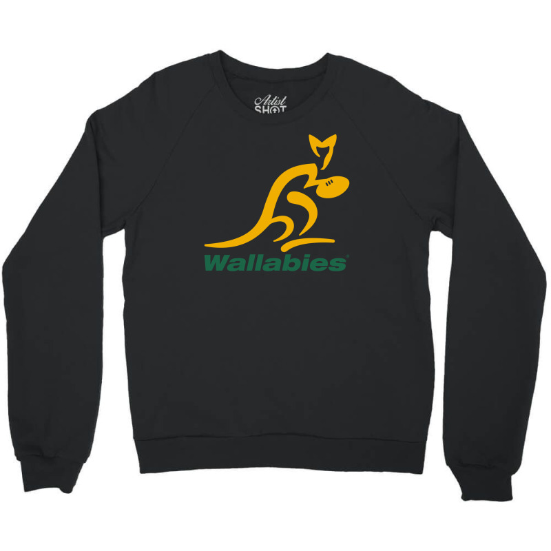 Wallabies Gold Logo Crewneck Sweatshirt | Artistshot