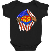 Funny Super Private Tutor Hero Job T Shirt Baby Bodysuit | Artistshot