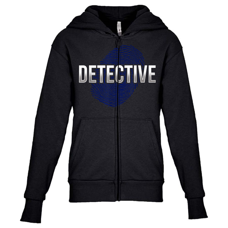 Detective Investigation Private Detective Investigator Spy T Shirt Youth Zipper Hoodie by sosieclaton | Artistshot