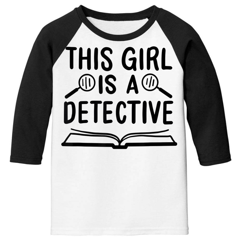 Detective Private Investigator And Fingerprint T Shirt Youth 3/4 Sleeve by sosieclaton | Artistshot