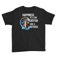 Hapiness Is A Big Catfish And A Witness Private Investigator T Shirt Youth Tee | Artistshot