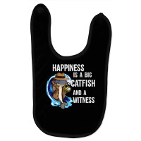 Hapiness Is A Big Catfish And A Witness Private Investigator T Shirt Baby Bibs | Artistshot