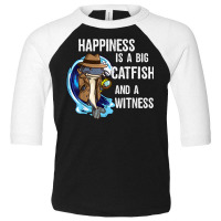 Hapiness Is A Big Catfish And A Witness Private Investigator T Shirt Toddler 3/4 Sleeve Tee | Artistshot