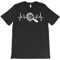 Heartbeat   Detective Spy And Private Investigator Agent T Shirt T-shirt | Artistshot