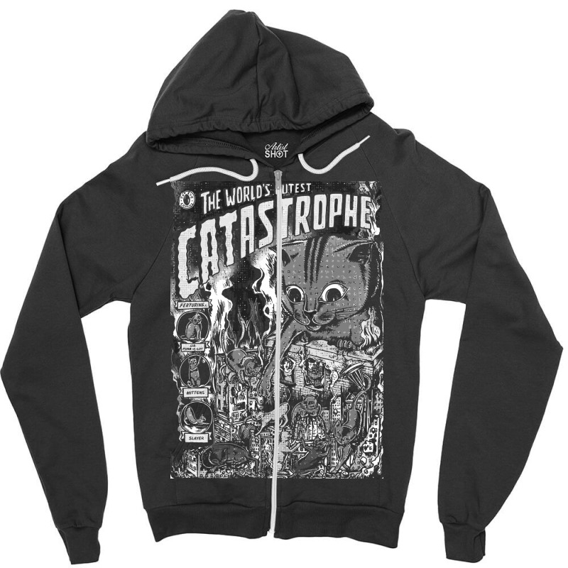 Catastrophe Zipper Hoodie by iamar25 | Artistshot