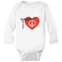 Humanity Unity Long Sleeve Baby Bodysuit | Artistshot