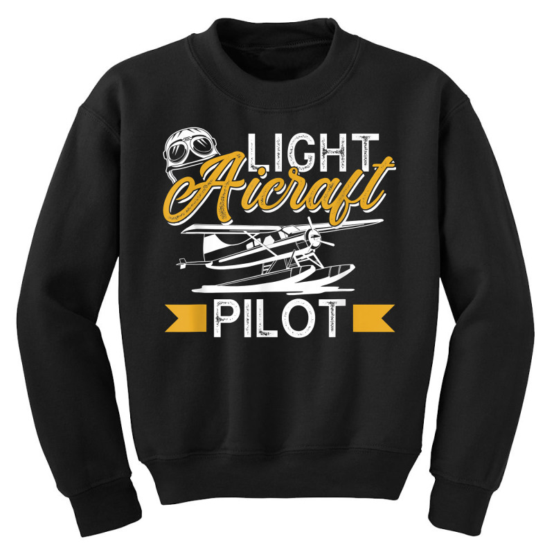 Light Aircraft Pilot Private Small Airplane T Shirt Youth Sweatshirt by MoczoTenleigh | Artistshot