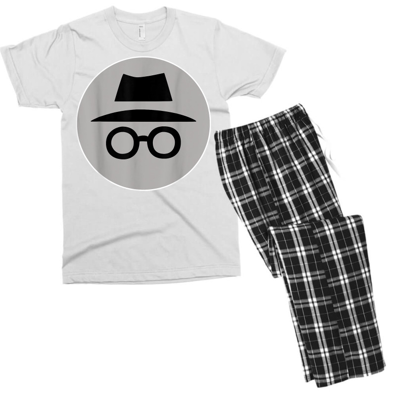 Funny Anonymous Computer Geek And Nerd  Private Mode T Shirt Men's T-shirt Pajama Set by sosieclaton | Artistshot