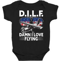 Funny Aviation Airplane Flying Private Pilot Airplane T Shirt Baby Bodysuit | Artistshot