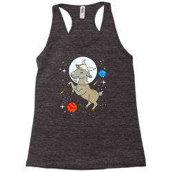 goat in space for space lover Racerback Tank | Artistshot