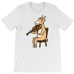 goat playing violin for violinist T-Shirt | Artistshot
