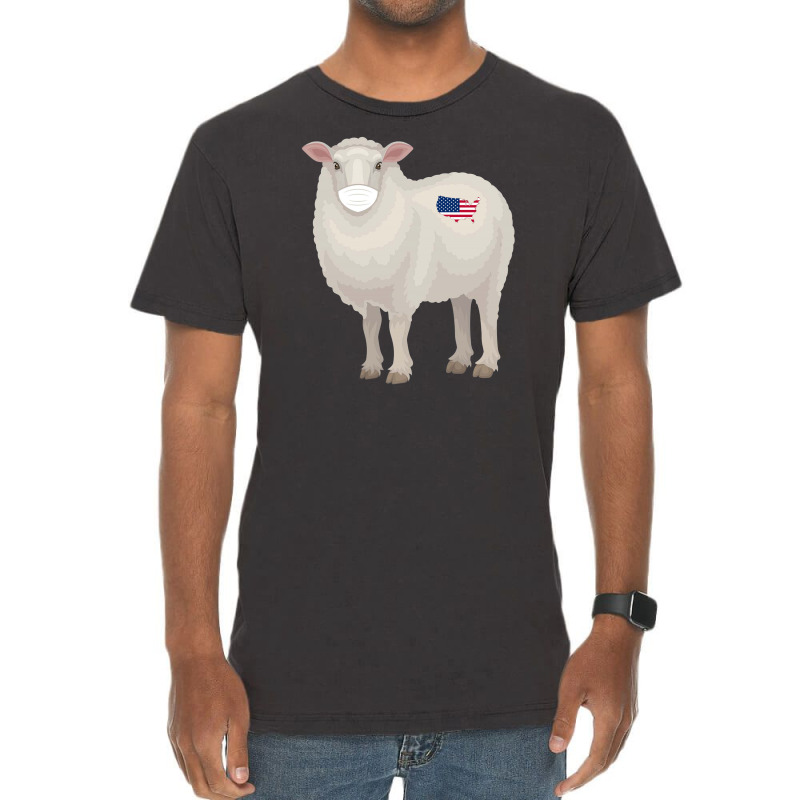 Sheep Mask America Vintage T-shirt | Artistshot