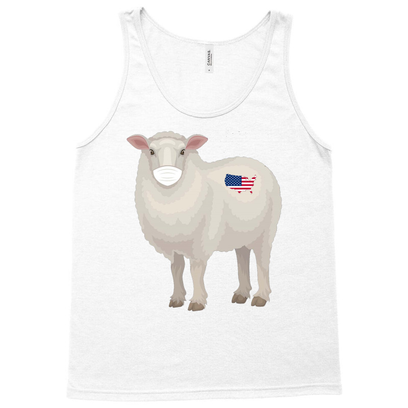 Sheep Mask America Tank Top | Artistshot