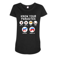 Know Your Parasites Maternity Scoop Neck T-shirt | Artistshot