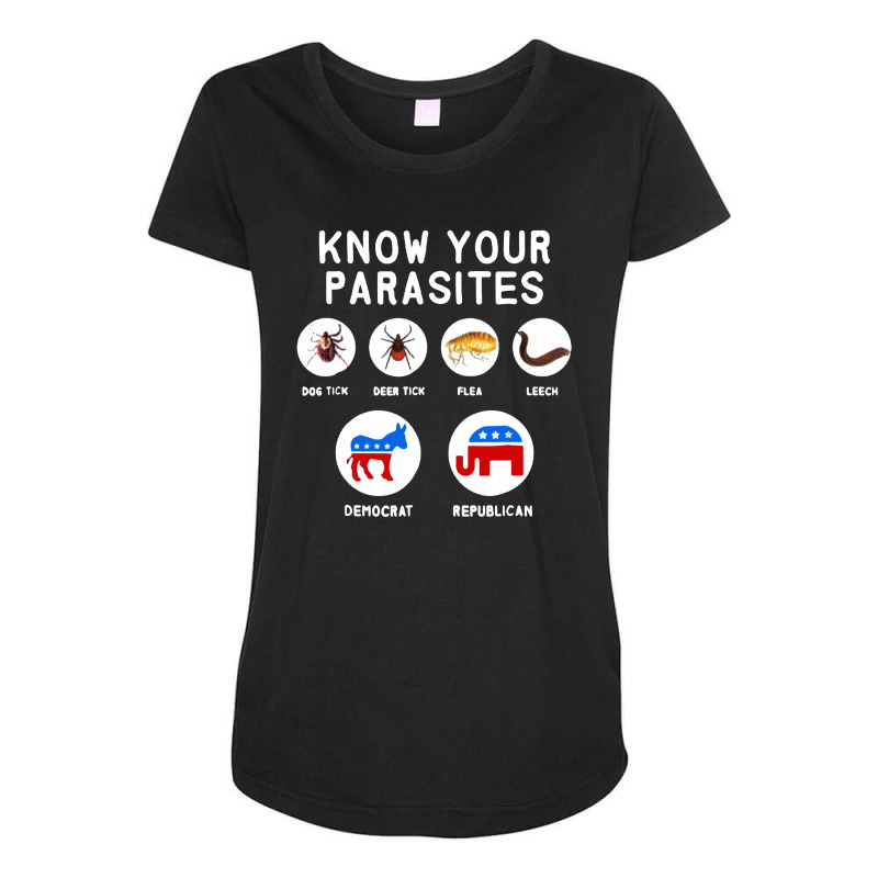 Know Your Parasites Maternity Scoop Neck T-shirt by Golden Store | Artistshot