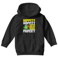 Funny Hippity Hoppity Abolish Private Property Frog Gift Men T Shirt Youth Hoodie | Artistshot