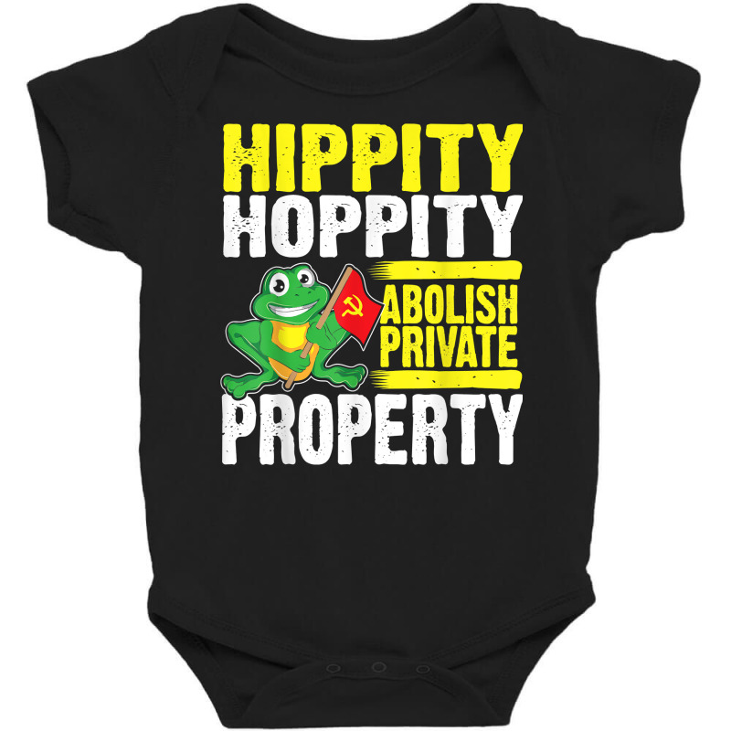 Funny Hippity Hoppity Abolish Private Property Frog Gift Men T Shirt Baby Bodysuit by sosieclaton | Artistshot