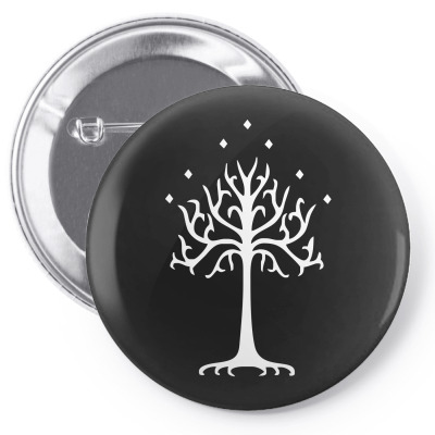 White Tree Of Gondor Pin-back Button Designed By Mdk Art