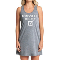 New Private Pilot Check Gift T Shirt Tank Dress | Artistshot