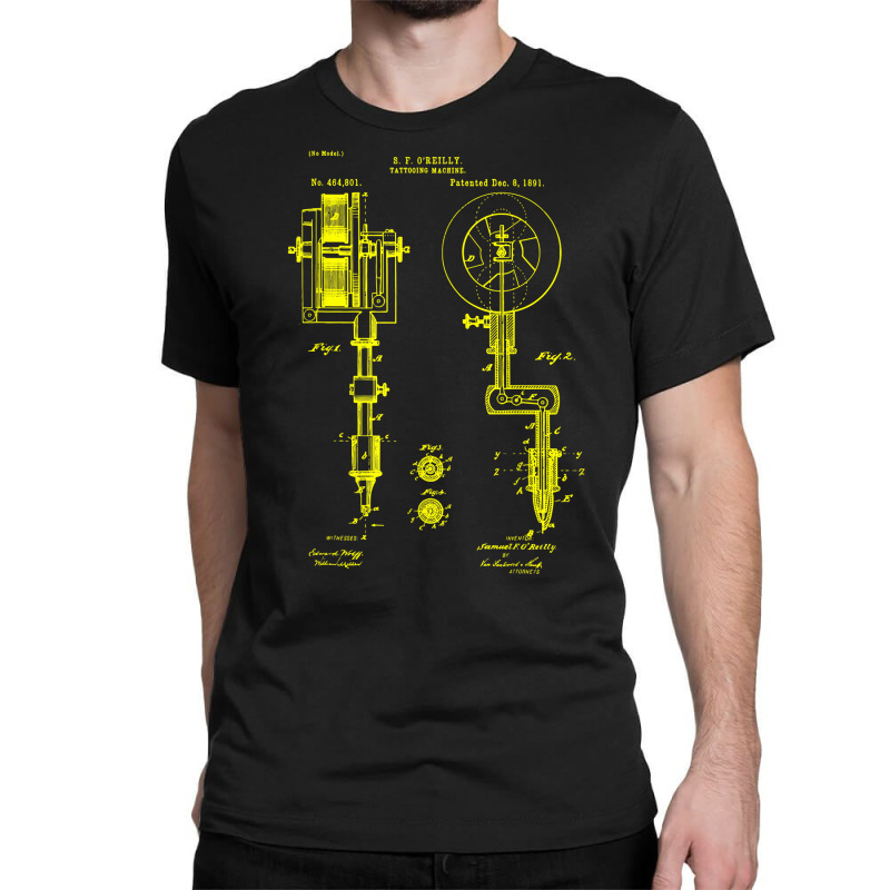 Tattoo Artist Gun Shirt Inking Machine Drawing Vintage Tee Classic T-shirt | Artistshot