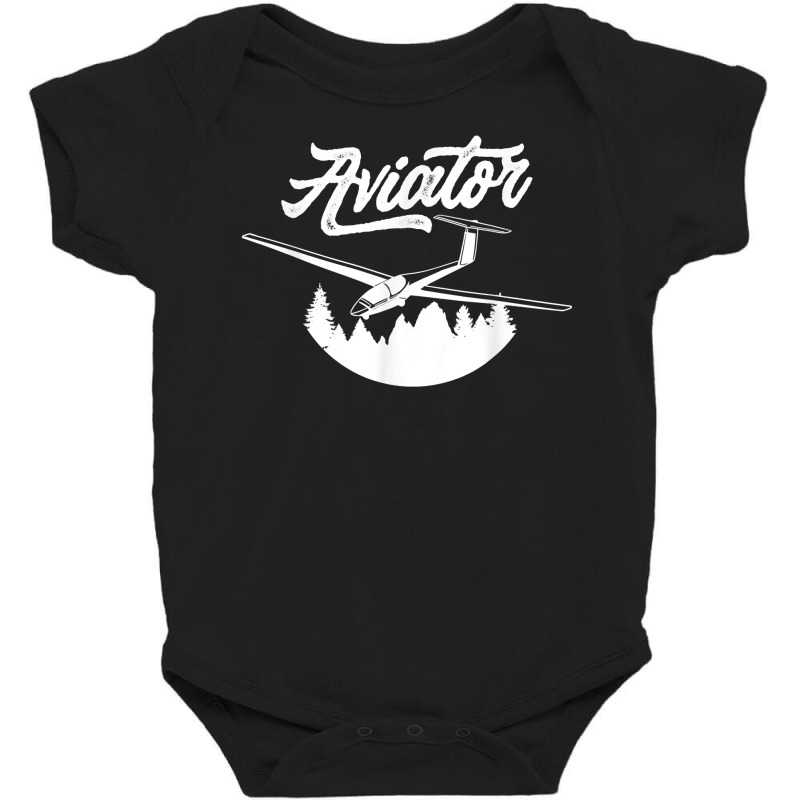 Pilot Glider Private Aircraft Small Airplane T Shirt Baby Bodysuit by AshleyPenez | Artistshot