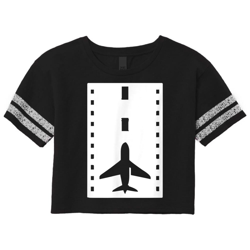 Plane On Runway Private Pilot T Shirt Scorecard Crop Tee by AshleyPenez | Artistshot