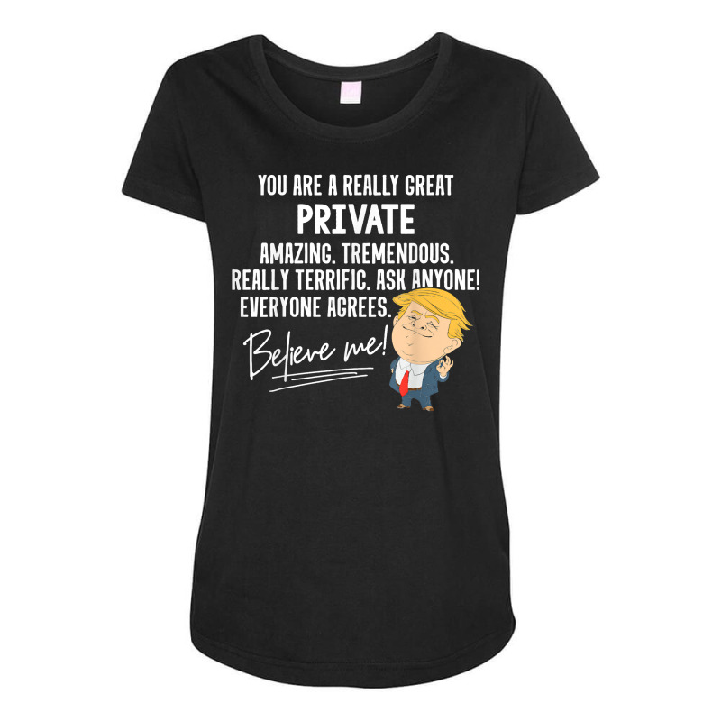 Funny Trump 2020 Really Great Private Gift Shirt T Shirt Maternity Scoop Neck T-shirt by sosieclaton | Artistshot