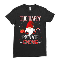 Private Christmas Gnome Costume Matching Family T Shirt Ladies Fitted T-shirt | Artistshot