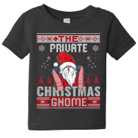 Private Christmas Gnome Matching Family Ugly T Shirt Baby Tee | Artistshot