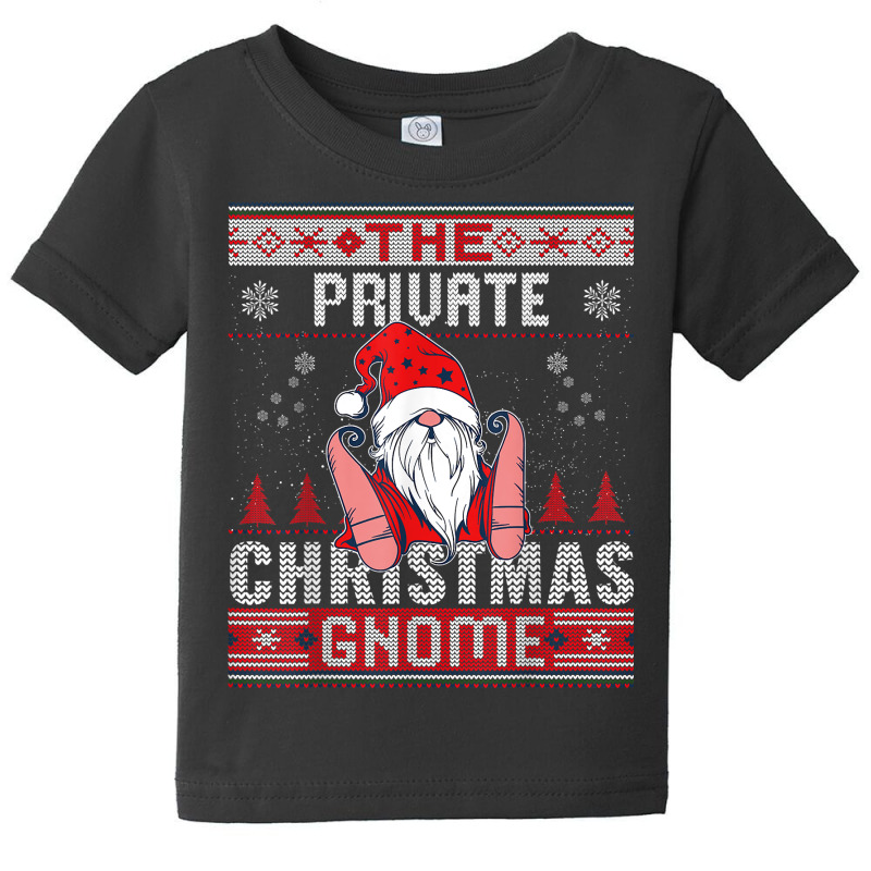 Private Christmas Gnome Matching Family Ugly T Shirt Baby Tee by AshleyPenez | Artistshot