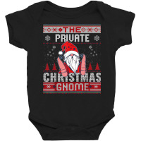 Private Christmas Gnome Matching Family Ugly T Shirt Baby Bodysuit | Artistshot