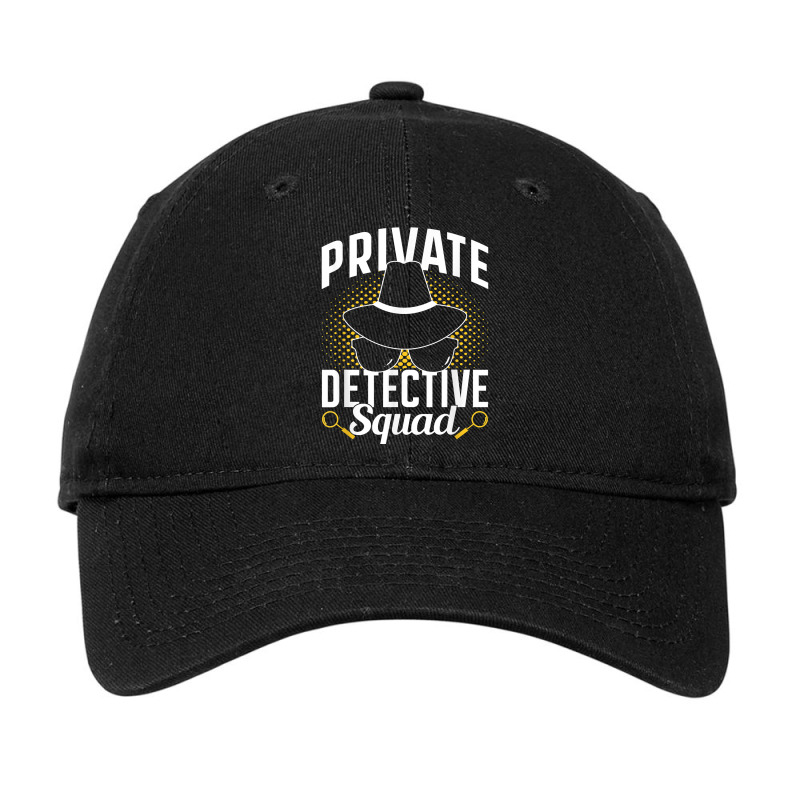 Private Detective Squad Spy Investigator Investigation T Shirt Adjustable Cap by AshleyPenez | Artistshot