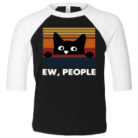 Cat Ew People Vintage Toddler 3/4 Sleeve Tee | Artistshot