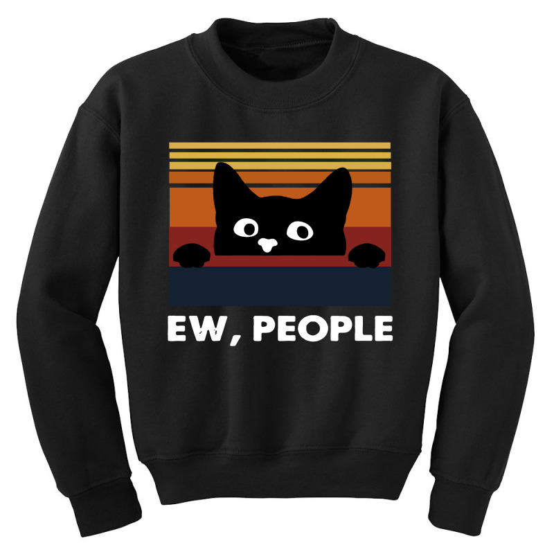 Cat Ew People Vintage Youth Sweatshirt by Li Min Ho | Artistshot