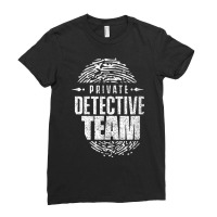 Private Detective Team Spy Investigator Observation T Shirt Ladies Fitted T-shirt | Artistshot