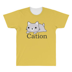 funny cat science t shirt All Over Men's T-shirt | Artistshot