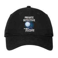 Private Detective Team Investigator Investigation Spy T Shirt Adjustable Cap | Artistshot