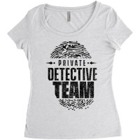 Private Detective Team Spy Investigator Observation T Shirt Women's Triblend Scoop T-shirt | Artistshot