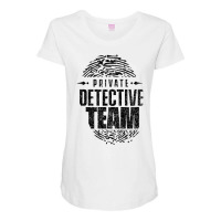 Private Detective Team Spy Investigator Observation T Shirt Maternity Scoop Neck T-shirt | Artistshot