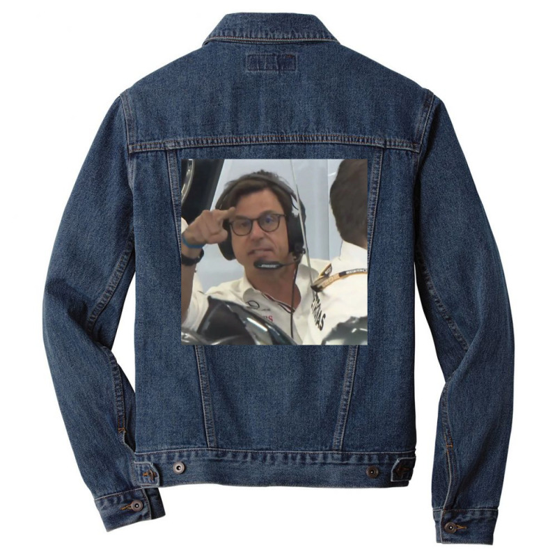 Mad Toto Wolff Men Denim Jacket by harduvines | Artistshot