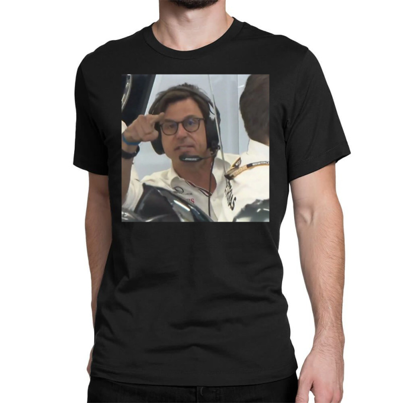 Mad Toto Wolff Classic T-shirt by harduvines | Artistshot