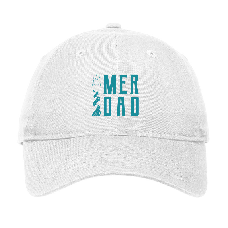 Mens Merdad Trident Mermaid Dad Adjustable Cap | Artistshot