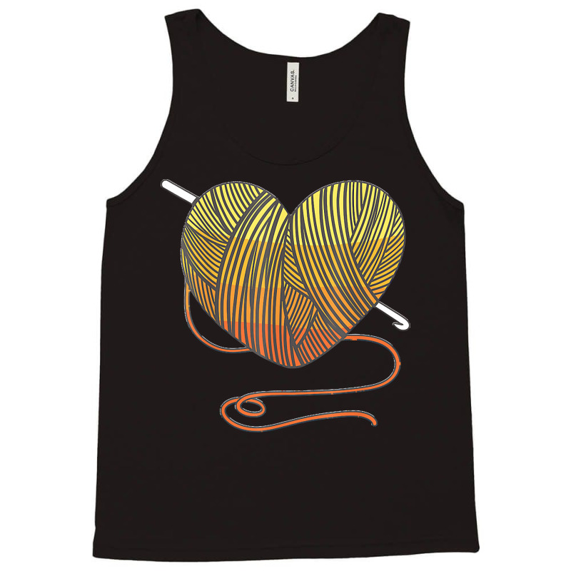 Yarn T  Shirt Love Kntting, Love Crocheting T  Shirt Tank Top | Artistshot