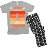 Yoga Gift T  Shirt I Do Yoga Yoga T  Shirt Men's T-shirt Pajama Set | Artistshot