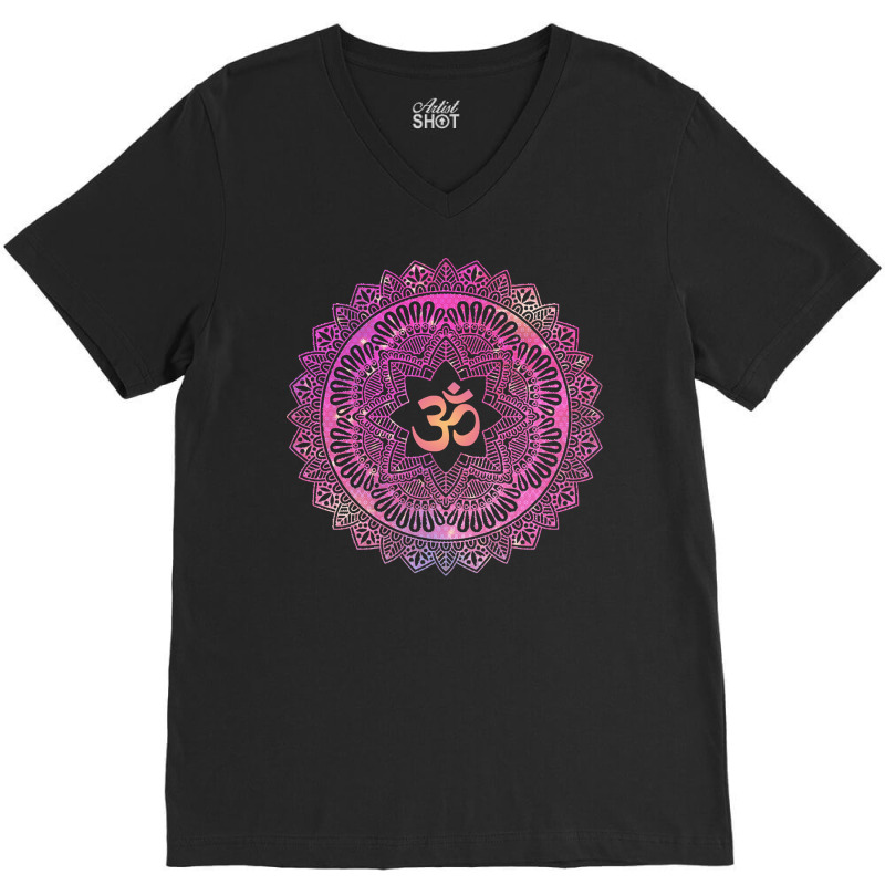 Yoga Gift T  Shirt Yoga Lover Mandala T  Shirt V-neck Tee | Artistshot